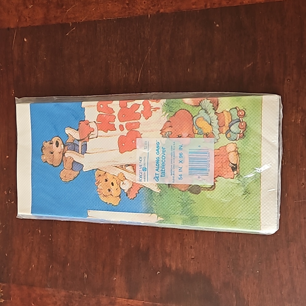 NWT 1980's Vintage Get Along Gang Tablecloth
